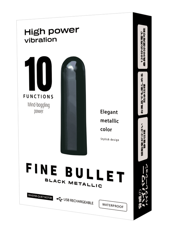 FINE BULLET   BLACK METALLIC